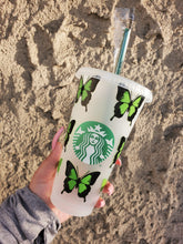 Load image into Gallery viewer, Butterfly Reusable Cold Cup 🩷