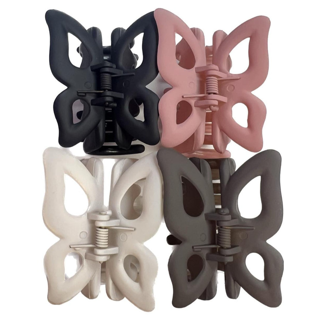 Matte Butterfly Hair Clip