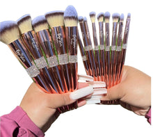 Load image into Gallery viewer, RoseGold Boss Glam Brushes 14pc
