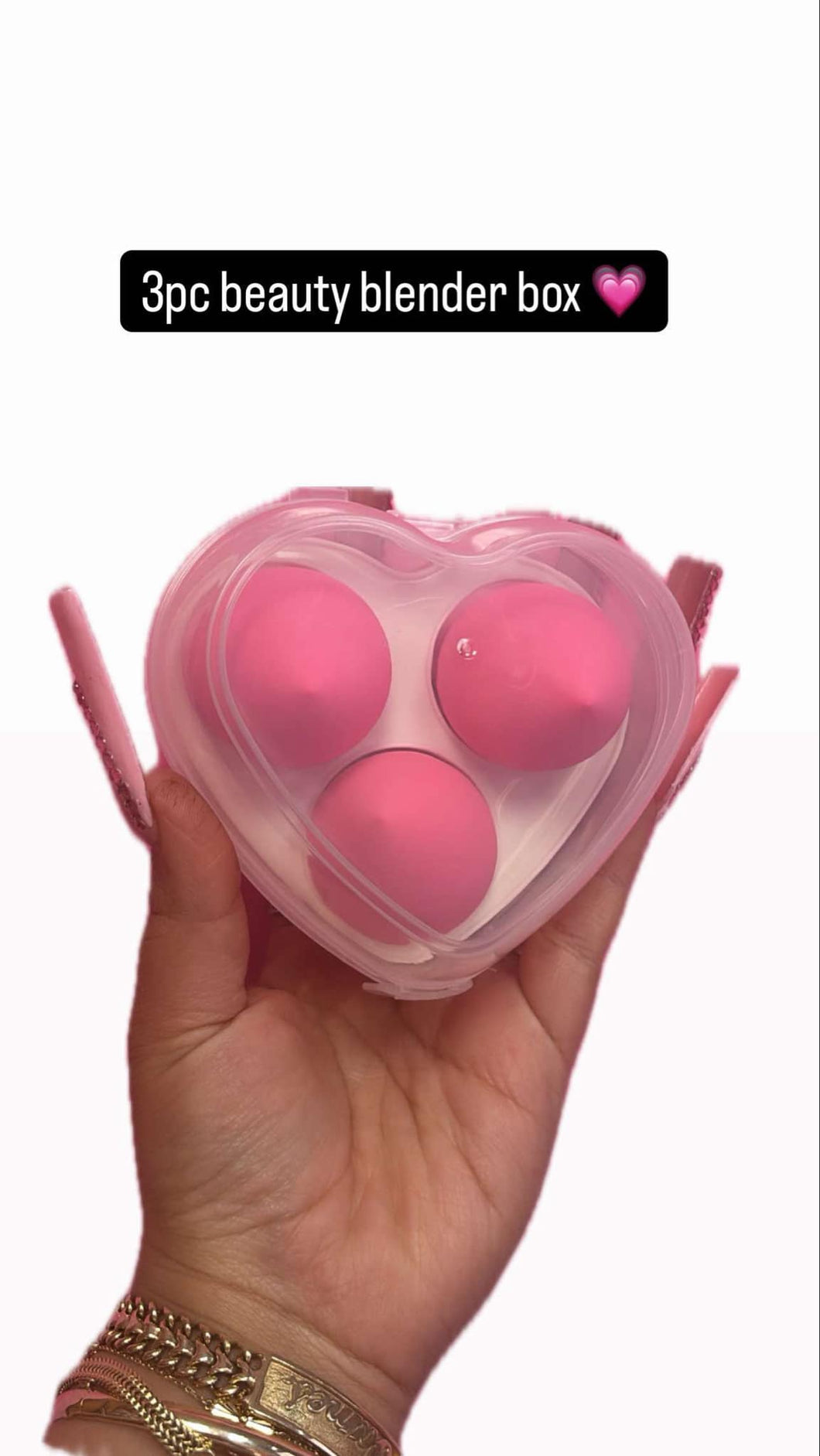 Heart 3pc Beauty blender