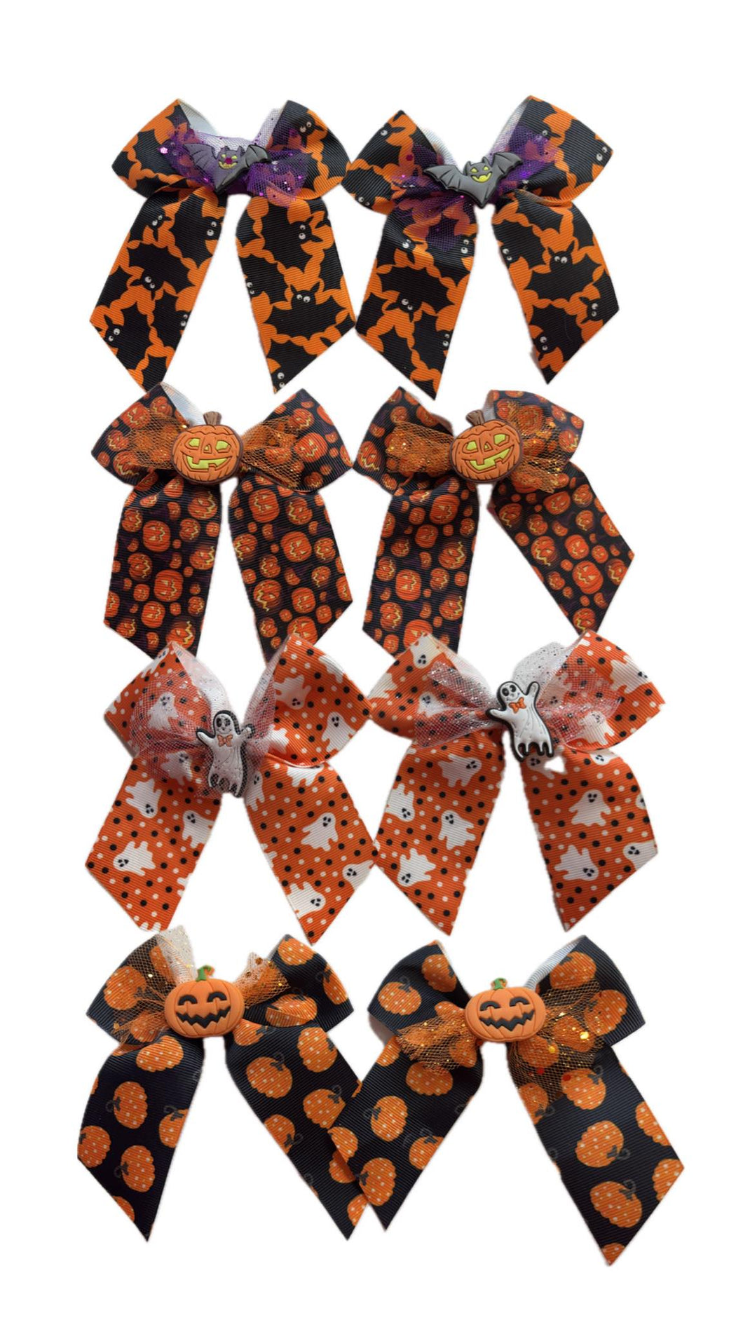 Halloween bows 2pc