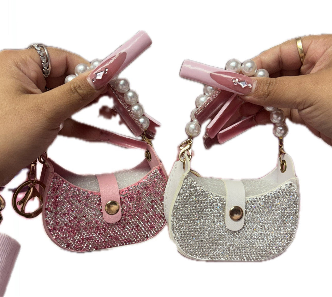 Mini purse keychain