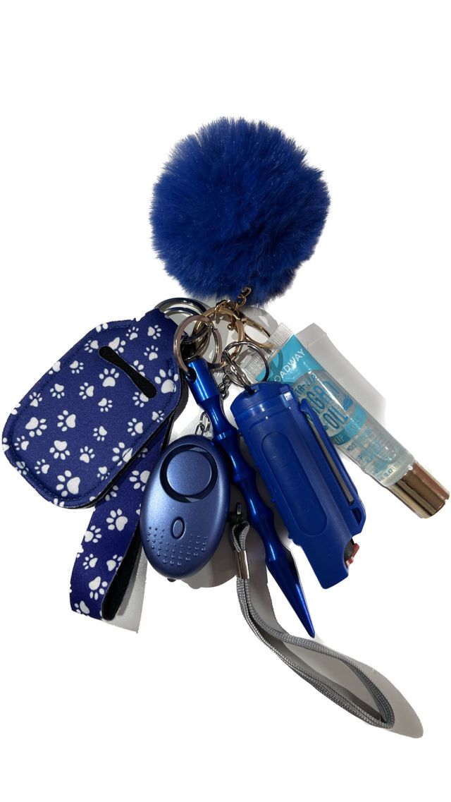 Blue Dog Self defense keychain