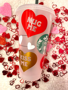 Red/Gold Heart Cup ♡